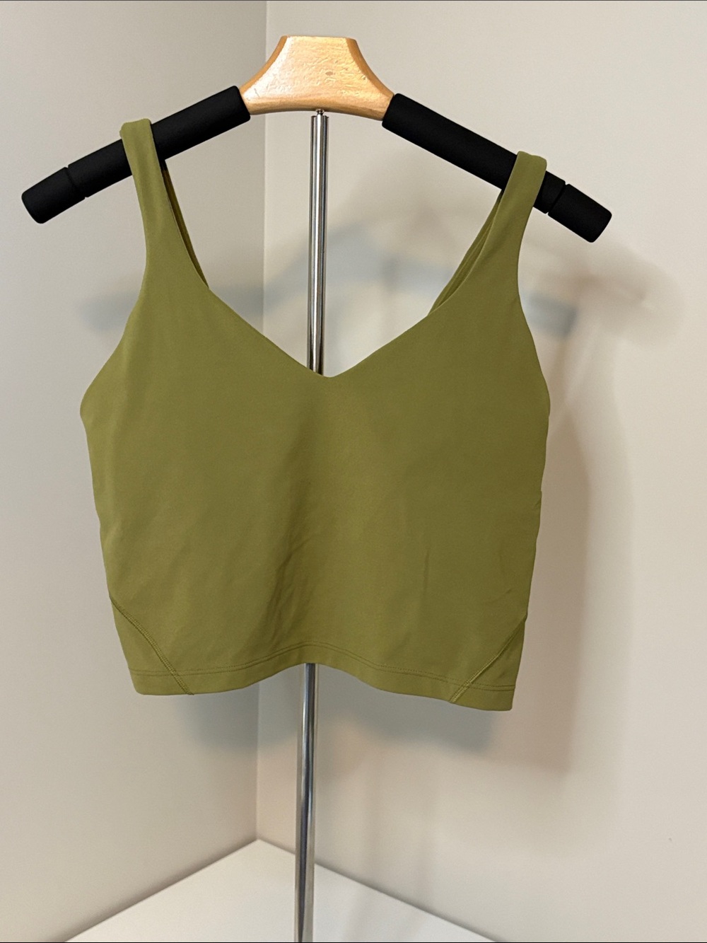lululemon athletica Olive Green Align Cropped Tank